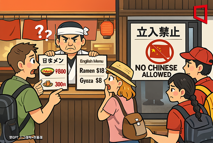 일본어로 주문하려고 했더니 "한국어로 해라"…日 라멘집, '이중 가격' 논란   