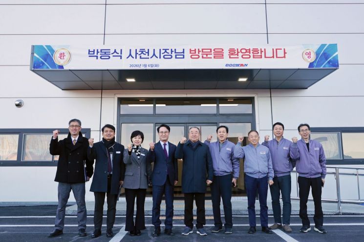 박동식 사천시장, 현장 중심 행정 강화 관내 기업 직접 방문