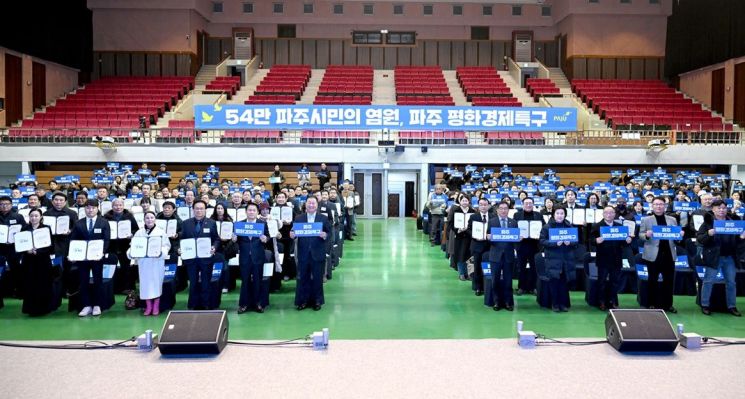 김경일 시장 “평화경제특구, 100만 자족도시 파주의 튼튼한 날개 될 것”