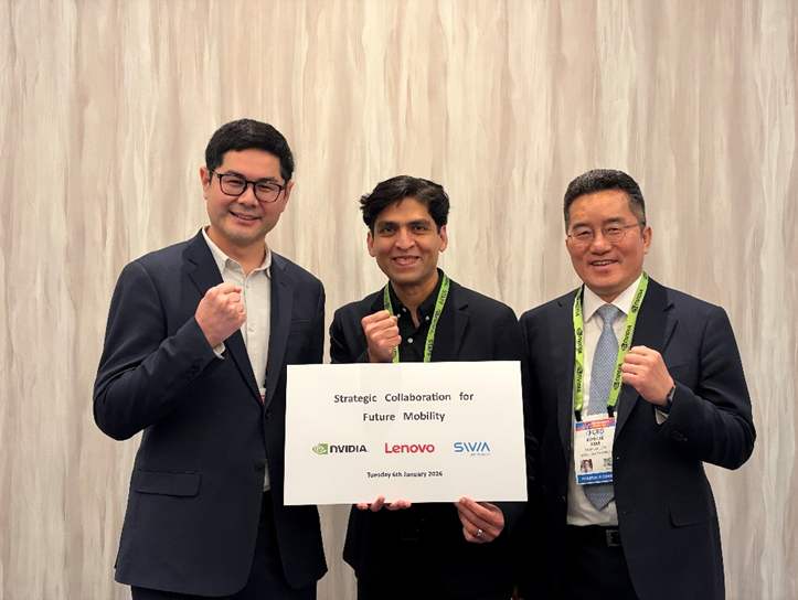 [CES 2026]SWM, 레노버·엔비디아와 맞손…"2027년 로보택시 상용화"