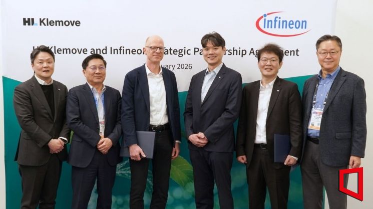 [CES 2026]HL클레무브, 인피니언과 미래차 개발 파트너십