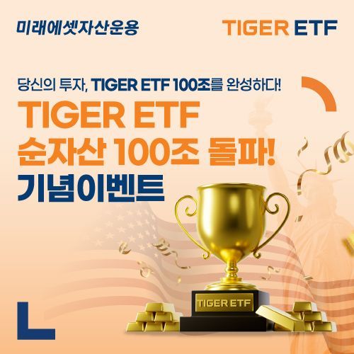 '고객과 함께 만든 100조원'…미래에셋, TIGER ETF 감사 이벤트