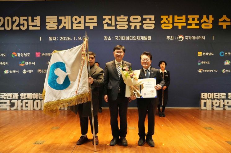 춘천시, 강원도 최초 '국가 통계 유공' 대통령 표창