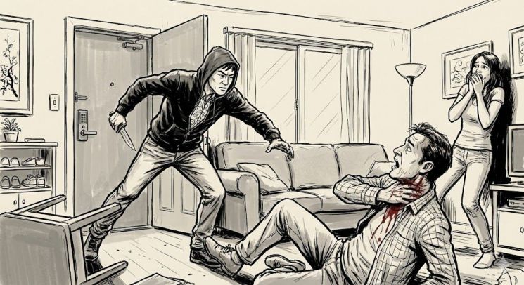 "이제 끝내자"는 말에 범행…내연녀 남편 흉기로 찌른 30대