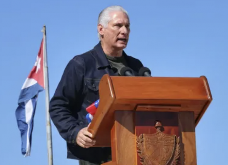 쿠바 대통령, 트럼프 행정부 비난…"히스테리적으로 비난 퍼부어"