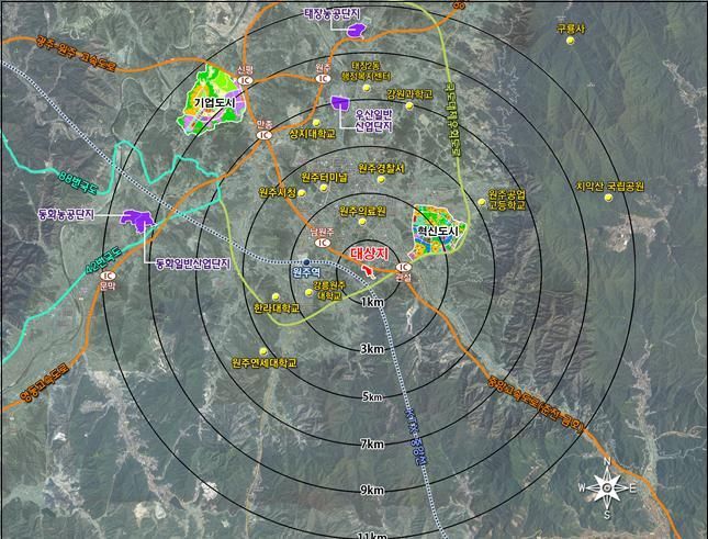 원주시, 메가데이터 도시첨단산업단지 산업단지계획 승인·고시