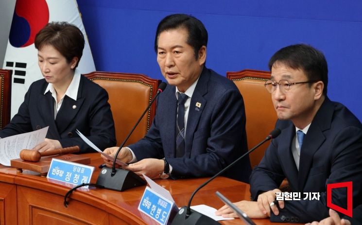 정청래 "1인1표제 즉시 재추진…당원주권시대 열겠다"