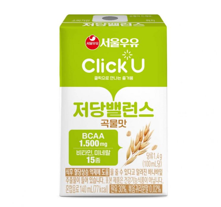[오늘의신상]'클릭유 저당밸런스 곡물맛'…"맛·건강 모두 챙겼다"