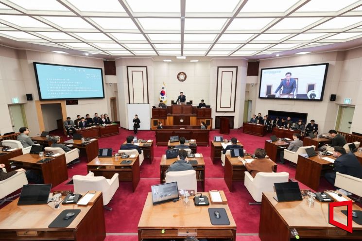 구미시의회, 조례안(의원발의 8건) 6건 등 33건 안건 상정