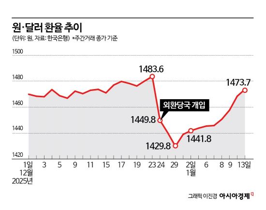 [Why&Next]"간신히 낮춰놨는데"…새해 꺼지지 않는 환율 급등세, 배경은