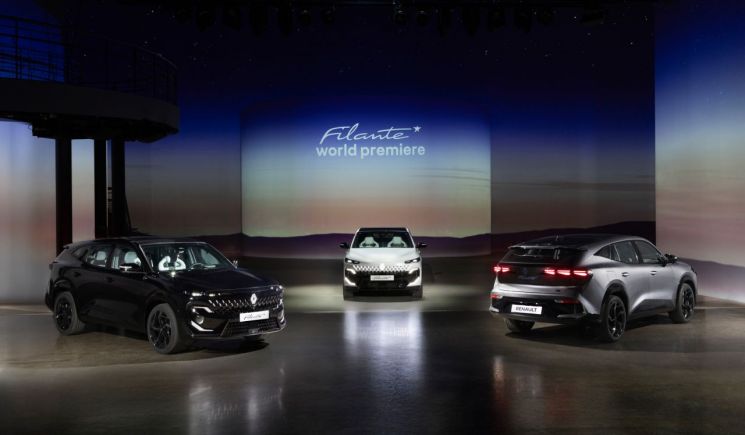 르노코리아, 플래그십 크로스오버 ‘필랑트’ 세계 최초 공개… 3월 국내 출시