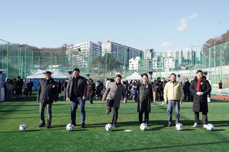 성남시, 판교 대장저류지에 풋살장·농구장 조성