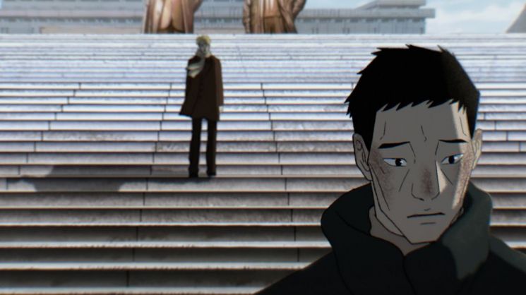 텅 빈 '광장'에 갇힌 숨소리…무채색 동토 녹인 찰나의 사랑[슬레이트]