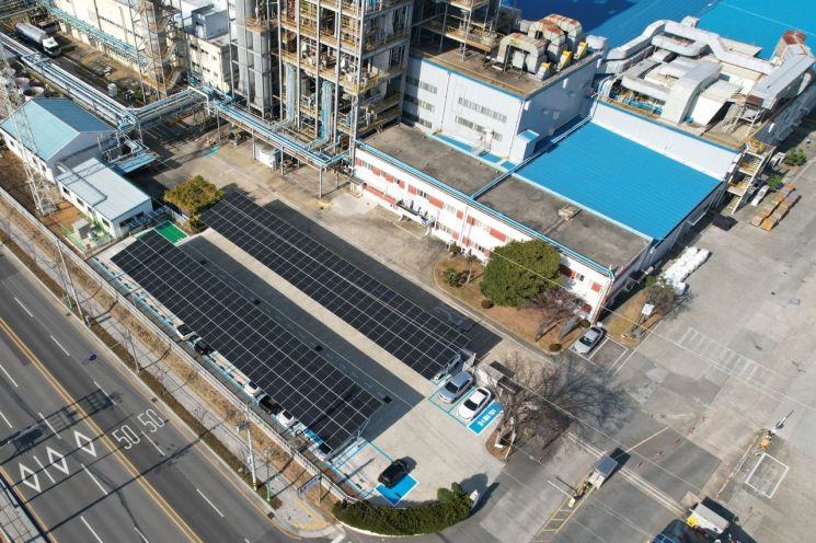 코오롱인더스트리, 구미공장에 2.4㎿ 태양광 구축