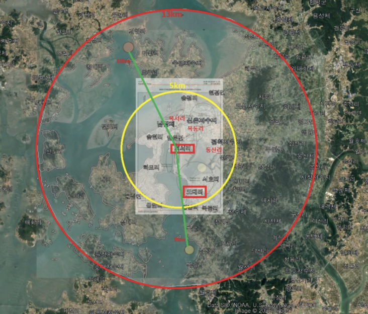 무안공항, 조류충돌 위험관리 13㎞ 기준 미적용