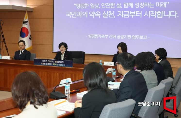 [포토] 업무보고 받는 원민경 장관