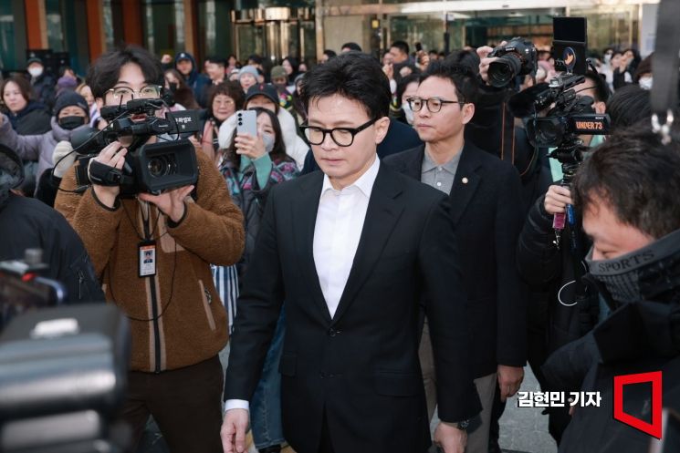 [포토] 국회 떠나는 한동훈 전 대표