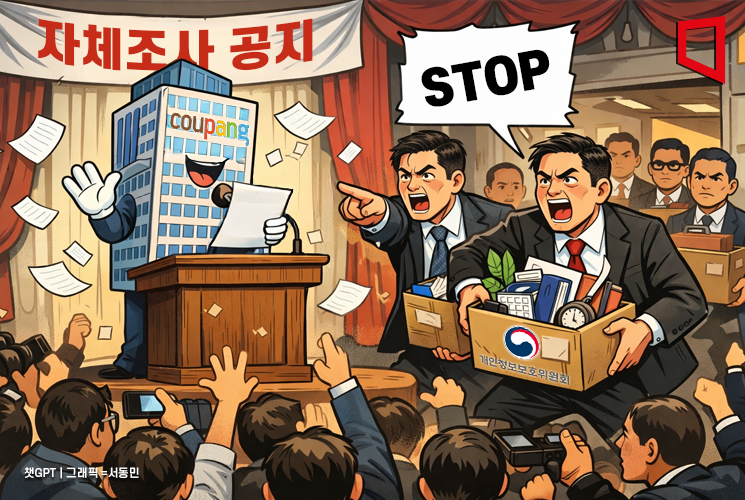 개인정보위 "쿠팡 자체조사 공지 중단하라…조사 진행 방해"