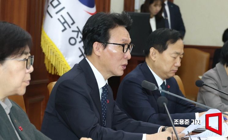 [포토] 모두발언하는 김민석 국무총리