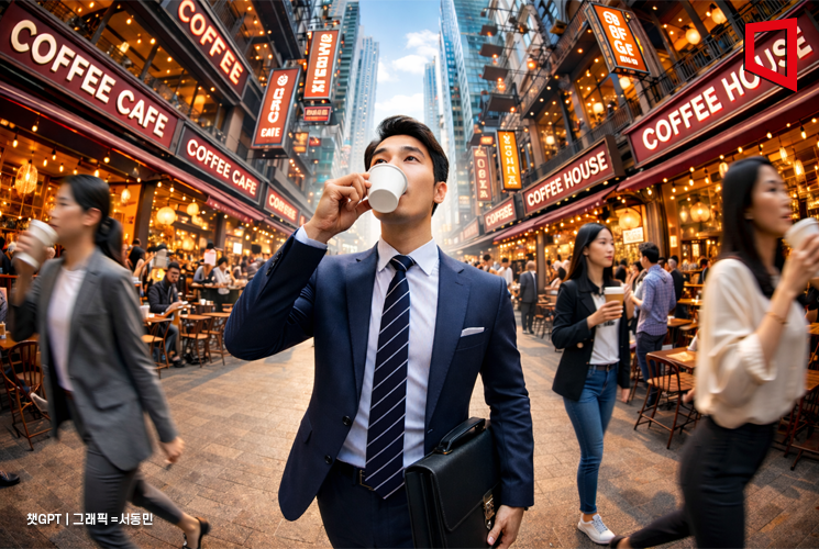 2000원짜리 '아아' 팔아 연매출 4억…'직장인 생명수' 되자 매장만 '10만개'