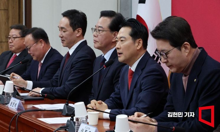 [포토] 장동혁 “재심의 기간까지 한동훈 제명안 의결 안 할 것”