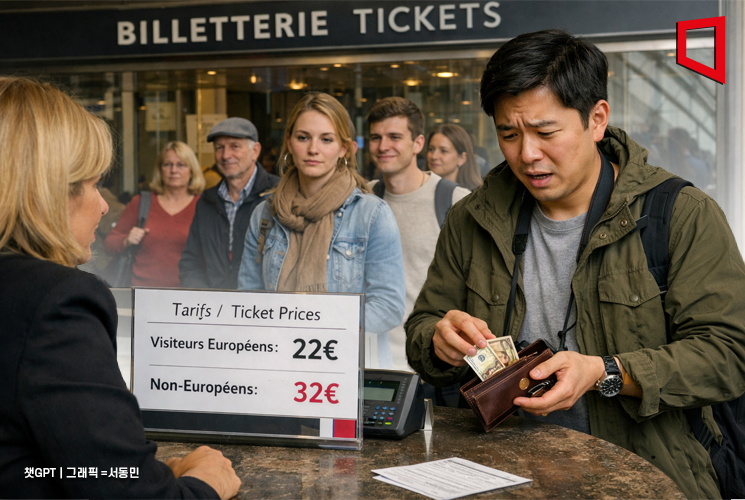 "한국사람은 5만5000원"…非유럽인 입장료 45% 인상한 루브르