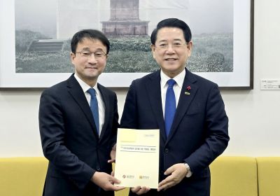 김영록 지사, 민주당에 행정통합 특별법 신속 제정 지원 요청