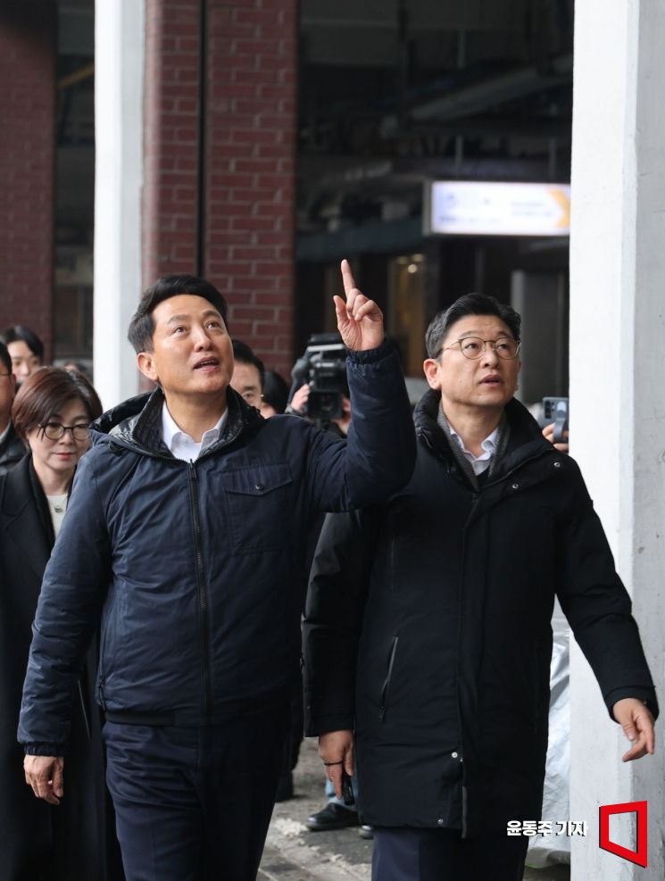 [포토] 유진상가 찾은 오세후 시장