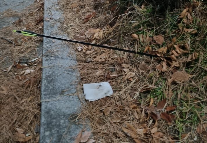 "사람 있는 줄 몰랐다"…산책하던 여성 주변에 화살 쏜 20대