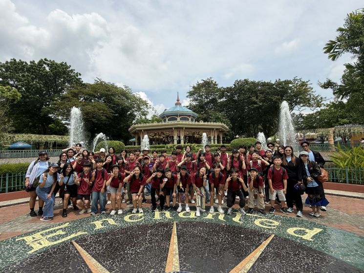 금산군, 초·중생 85명 겨울방학 '해외어학연수' 필리핀으로 출발
