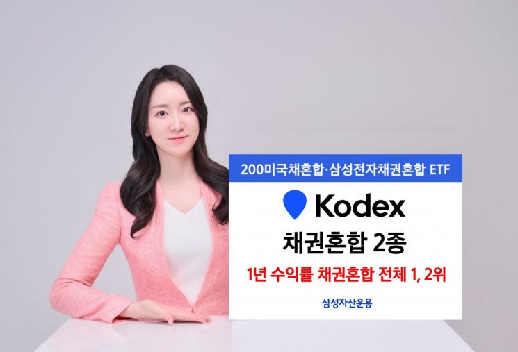 KODEX 200미국채혼합·삼성전자채권혼합, 1년 수익률 '우수'