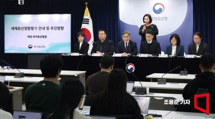 [포토] 세계유산영향평가 언론 설명회