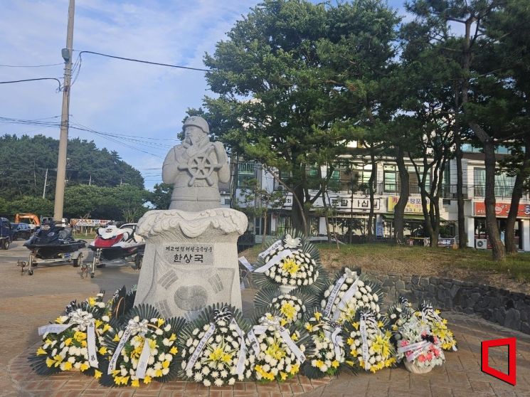 무창포 바다에 새겨진 희생…故 한상국 상사 흉상, 현충시설 지정