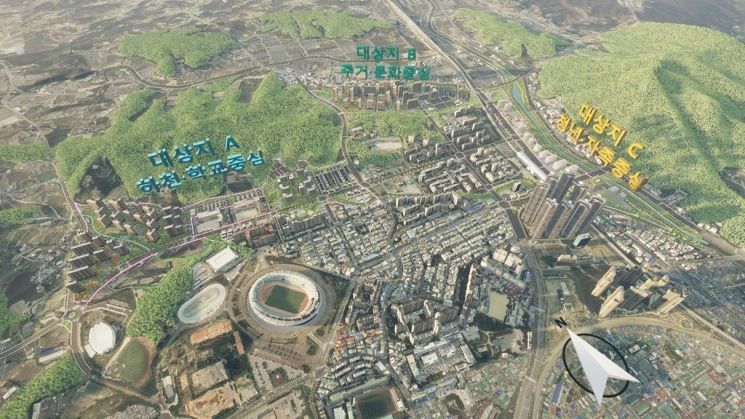 우정 공공주택지구 개발 대상지. 의정부시 제공