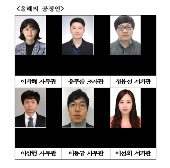 2025년 '올해의 공정인' 유튜브 끼워팔기 조사관 등 6인 선정