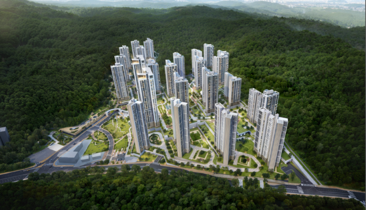 백사마을 조감도. 노원구 제공.