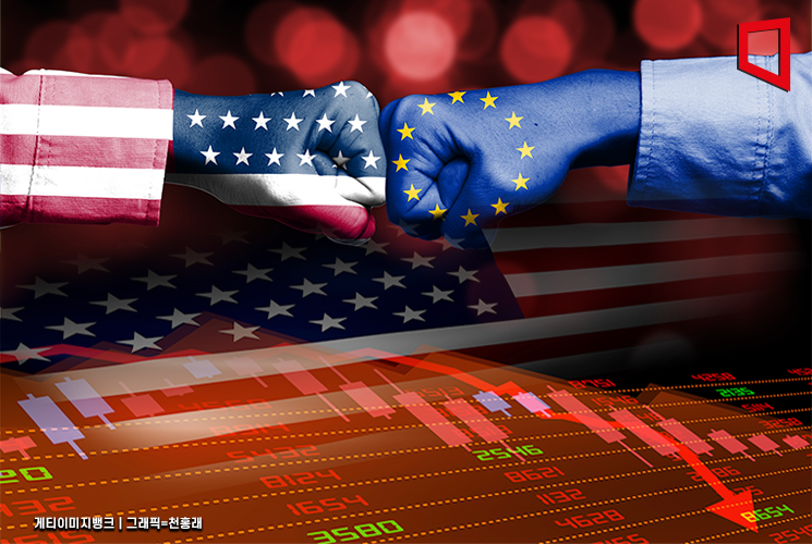 [New York Stock Exchange] US-EU 'Greenland Clash' Triggers Sharp Selloff... Stocks, Bonds, Dollar Hit by 'Sell America'