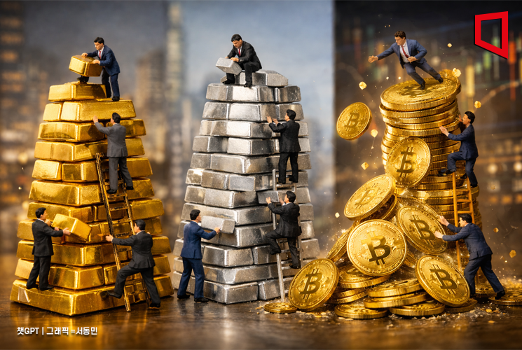 금이 비트코인보다 더 흔들렸다…'워시 쇼크'에 안전자산 공식 '와르르'