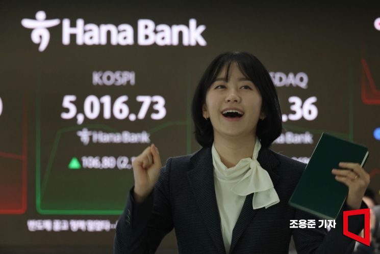 반도체 랠리가 만든 '오천피' 축포…'개미 소외' 랠리 우려도