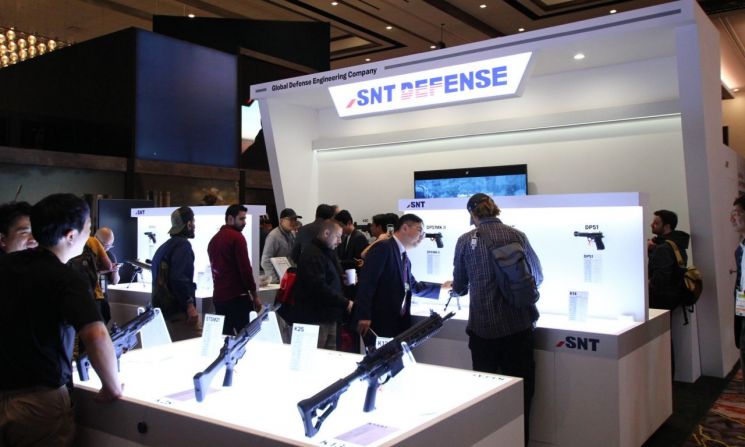 미국 Shot Show 2026 전시회 부스 운영.