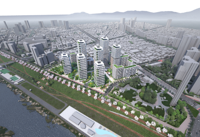 면목8구역 주택정비형 재개발사업 조감도. 중랑구 제공.