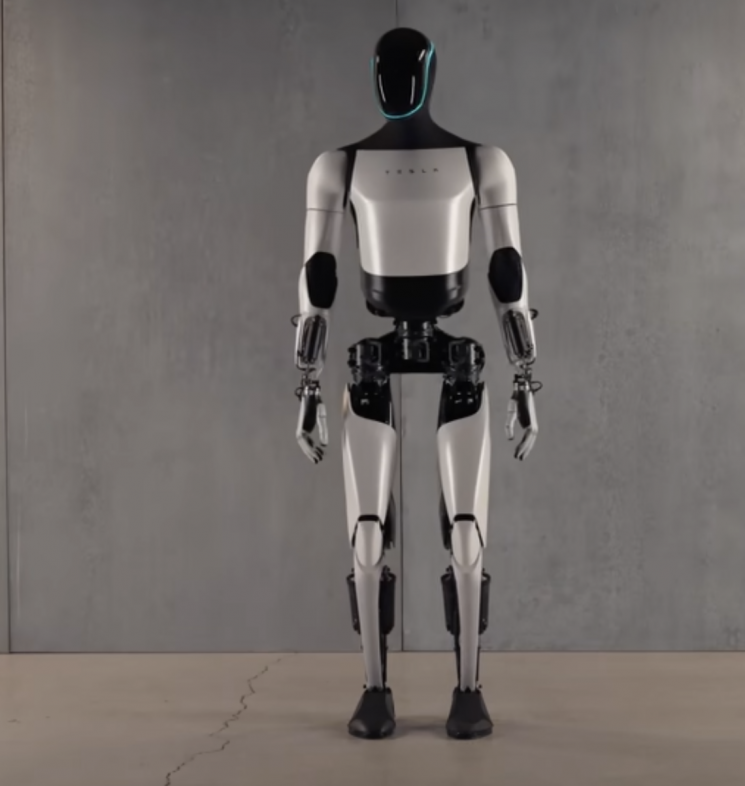 테슬라의 휴머노이드 로봇 옵티머스. 유튜브 캡처