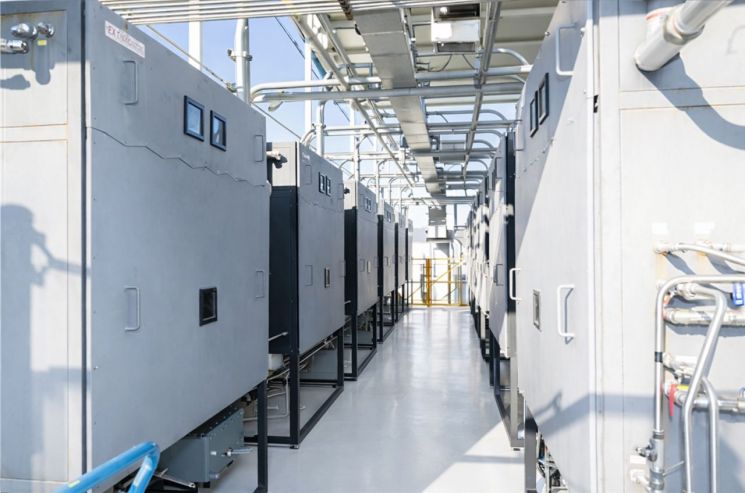 인투코어테크놀로지에서 구축한 플라즈마 개질 반응기. 화학연 제공