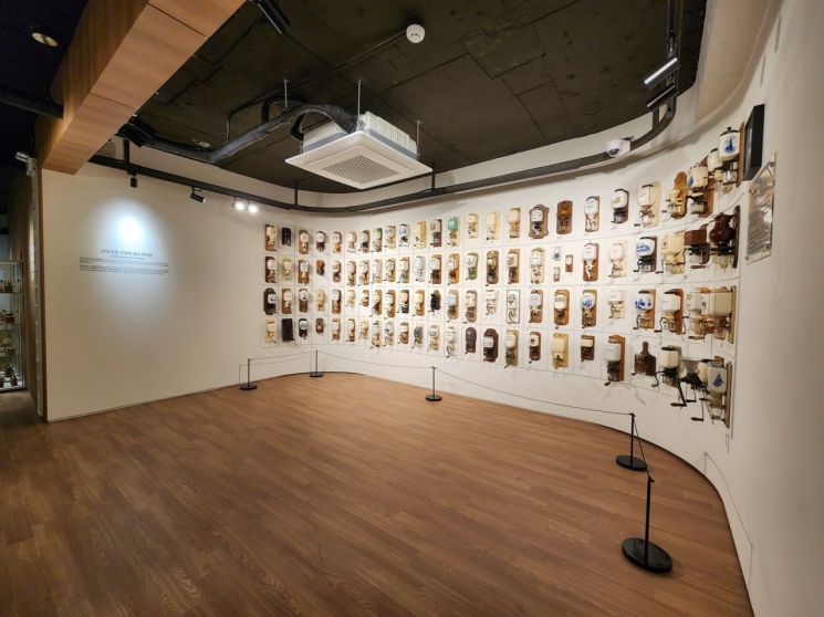 전시관 내부 벽걸이형 전시품. 노원구 제공.