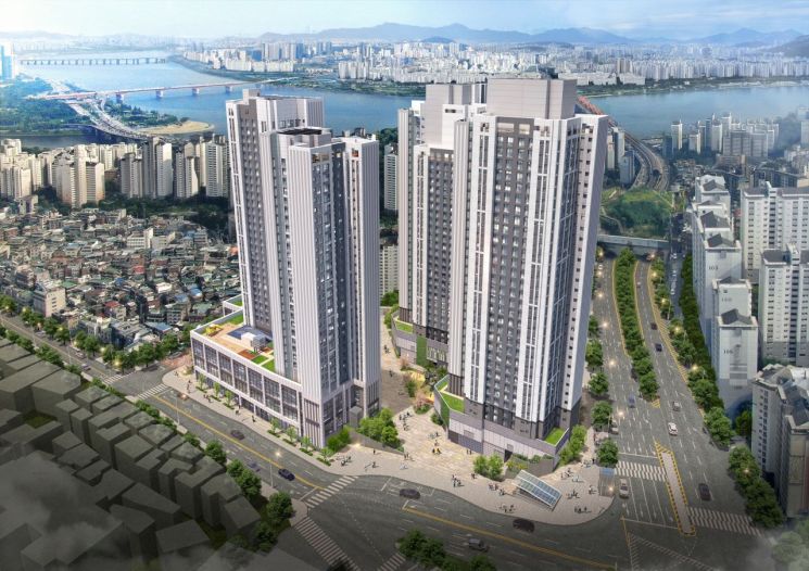 금호역세권 장기전세주택사업 조감도. 서울시