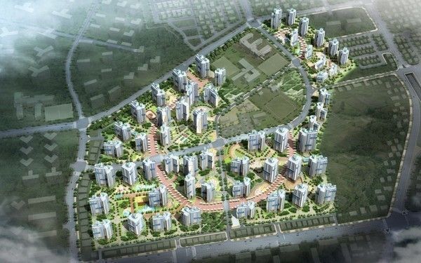 광주 신가동 주택재개발정비사업 조감도.