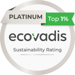 EcoVadis Platinum Level Badge