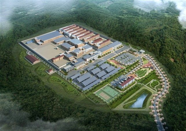 凤山洞监狱鸟瞰图。原州市提供