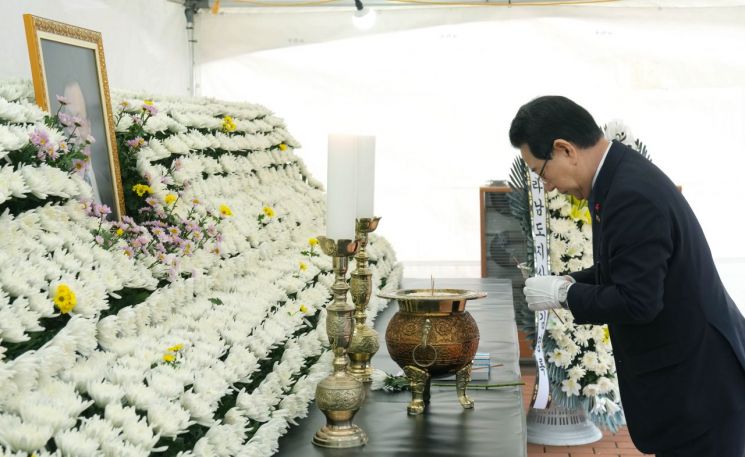 전남도, 31일까지 이해찬 전 국무총리 분향소 운영