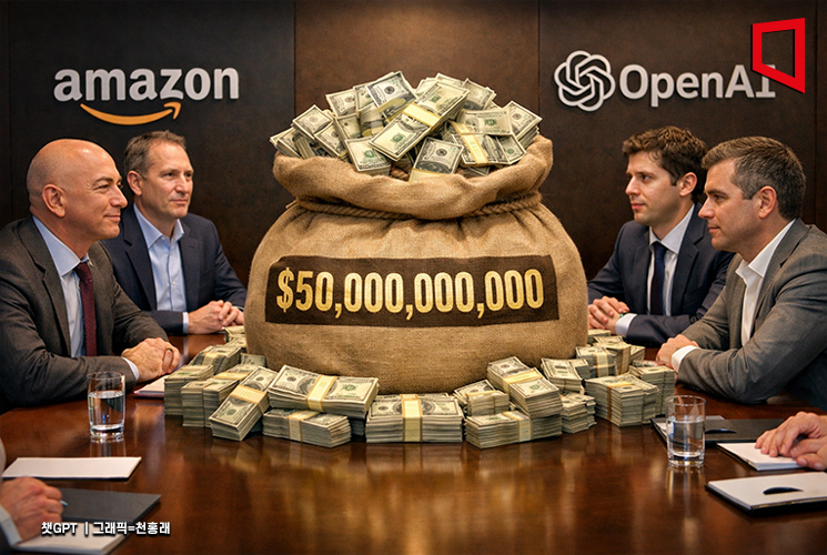 아마존, 오픈AI에 72조 투자 논의